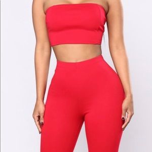 Fashion nova plus size pants set